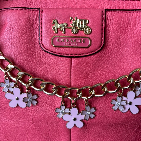 Coach Madison Kara Carryall Bag in Peony - Picture 4 of 14